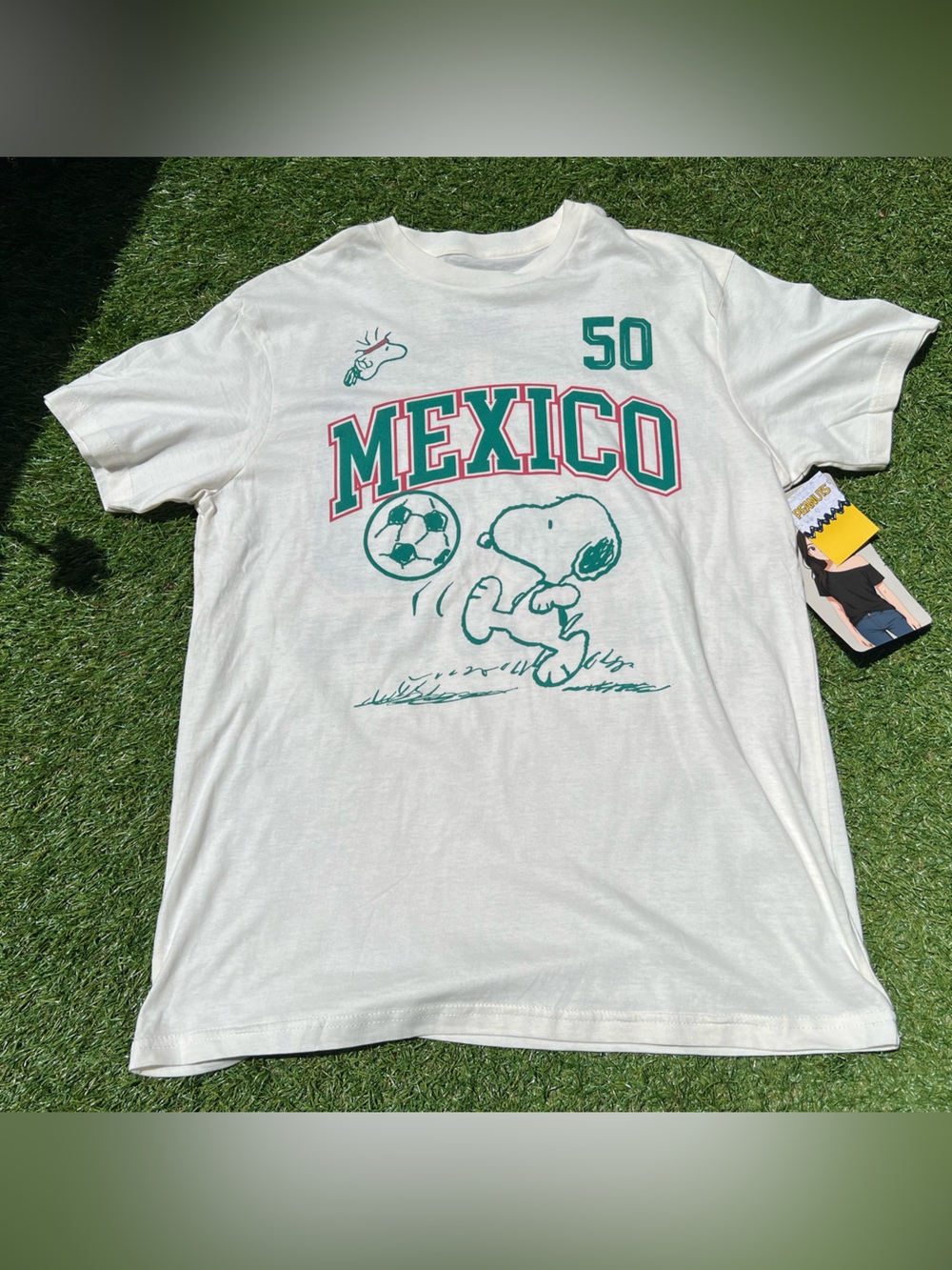 PEANUTS SNOOPY SOCCER MEXICO SHIRT - S